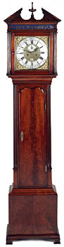 Wm Lassell mahogany longcase Wm Lassell mahogany longcase