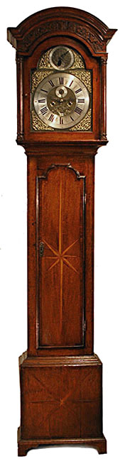 George II period oak clock