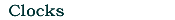 Clocks - longcase, bracket
